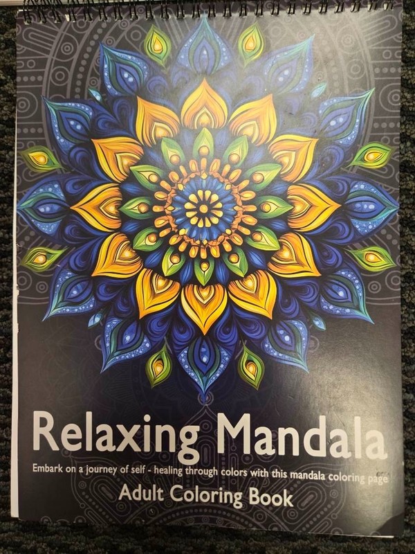 Lot of 3 Relaxing Mandala Adult Coloring Books Stress Relief Mindfulness New gallery