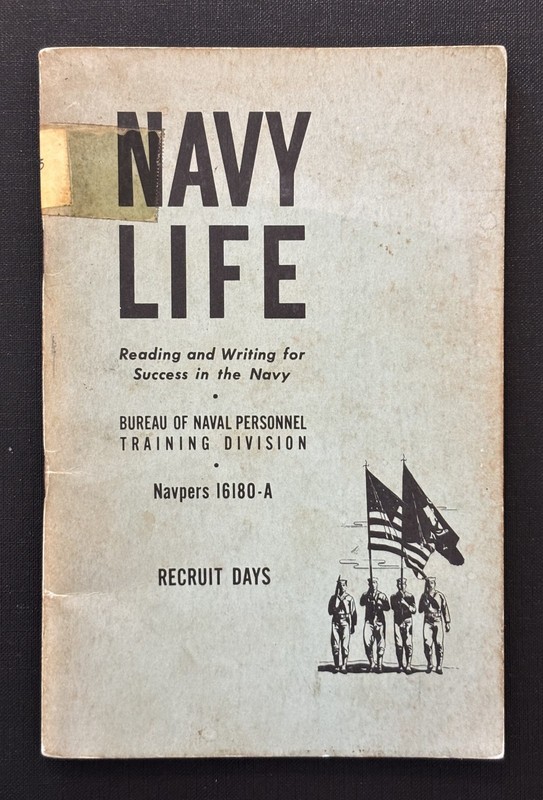 Navy Life Recruit Days 1955 – Vintage naval training pamphlet