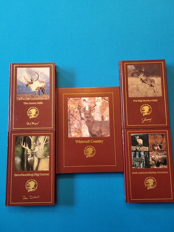 Lot 5 Vtg NAHC Book North American Hunting Club Big Bucks, Bow, Whitetail