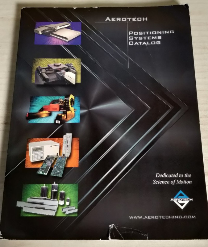 2000 AEROTECH POSITIONING SYSTEMS CATALOG 380 PAGES stages and controls C4