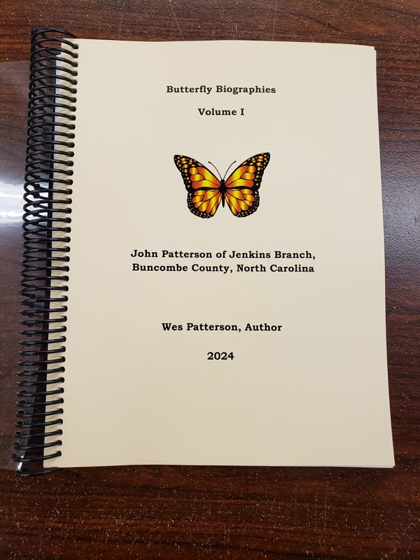John Patterson of Jenkins Branch, Buncombe County, NC, by Wes Patterson NEW!!!