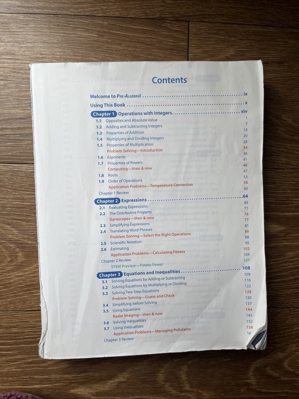 BJU Press Pre-Algebra. Student Text Blank Questions! (Third Edition). 7th Grade. gallery