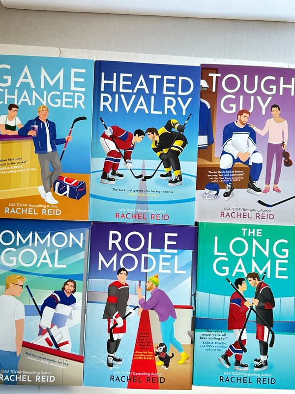 Lot of 6 Carina Press 2024 Trade Paperbacks ..Game Changer Series by Rachel Reid