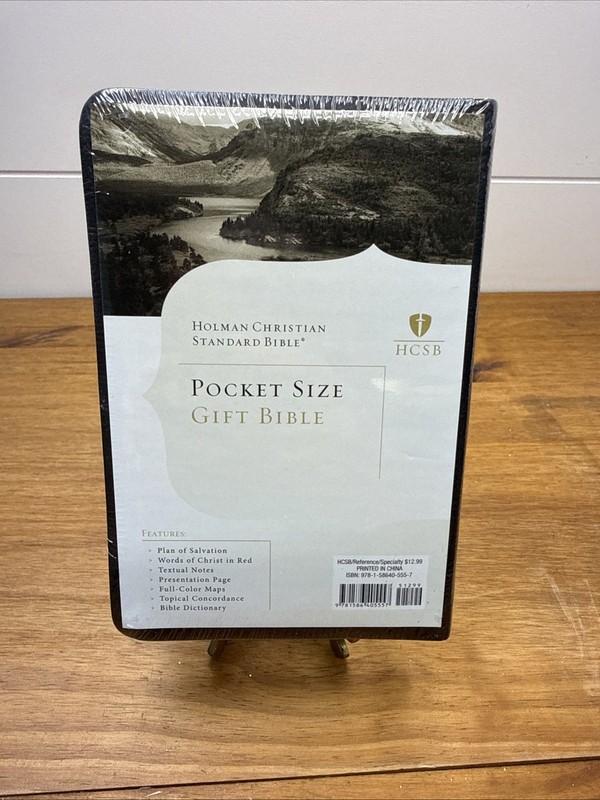 Holman HCSB Pocket Size Holy Bible Gift Edition Red Letter Compact SEALED NEW gallery