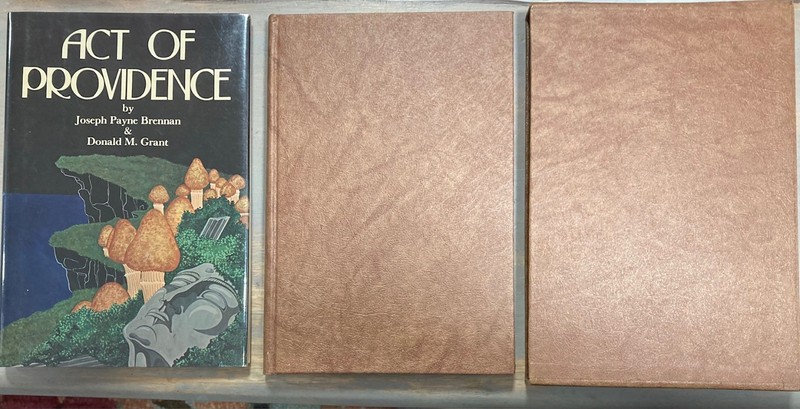 Act of Providence Joseph Payne Brennan Donald Grant 1st Ltd Signed by both