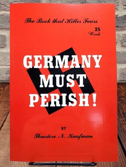 Germany Must Perish! by Theodore N. Kaufman, Paperback gallery
