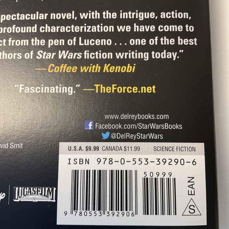 Tarkin: Star Wars by James Luceno (2015, Us-Tall Rack Paperback) gallery