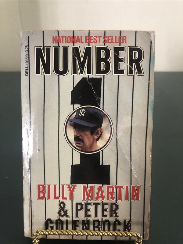 *NUMBER 1* BY BILLY MARTIN & PETER GOLENBOCK 366 PAGES *PAPER BACK BEST SELLER*