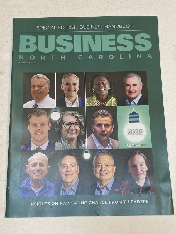 Business North Carolina Magazine NC Feb 2025 Handbook Insights from Visionaries