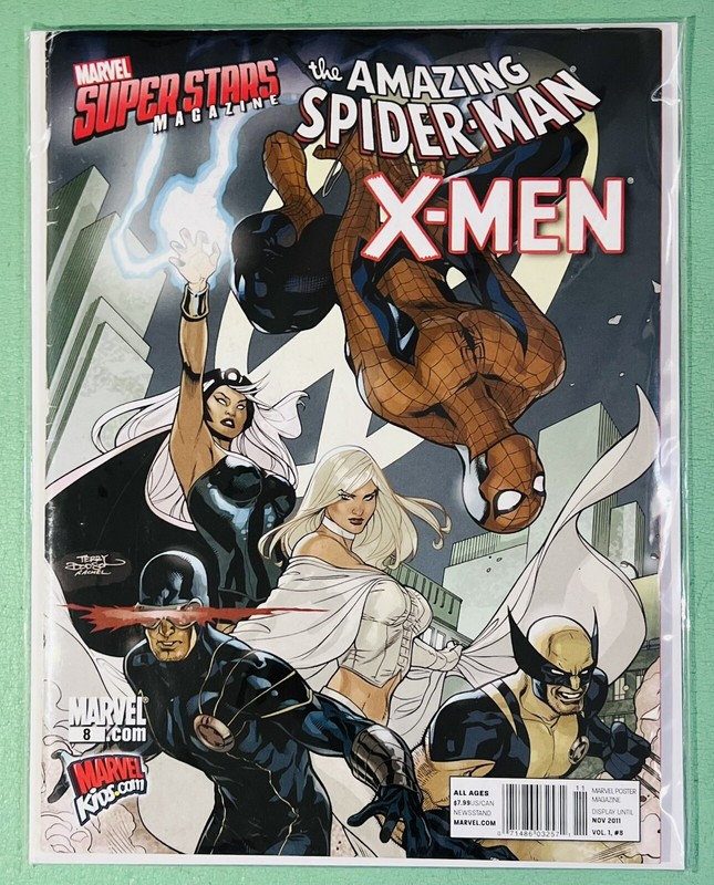 MARVEL SUPER STARS Magazine The Amazing Spider-Man & X-MEN, Nov 2011