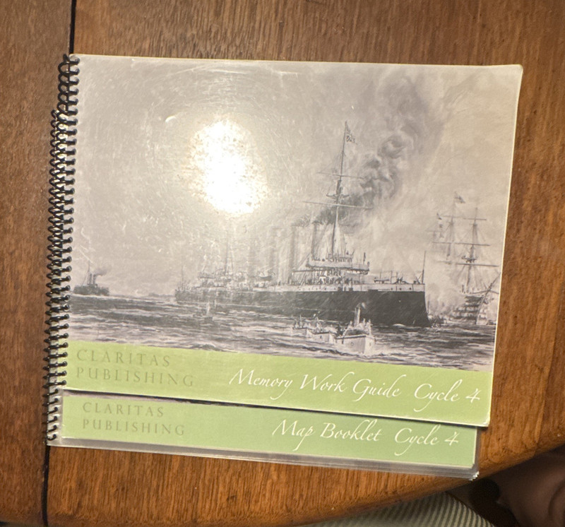 Claritas Publishing Memory Work Guide Cycle 4 Ring/Wire Bound and Map Booklet 4