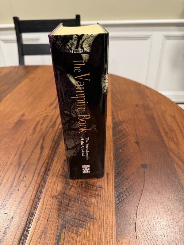 The Vampire Book The Encyclopedia of the Undead J.Gordon Melton 1st Edition HC gallery