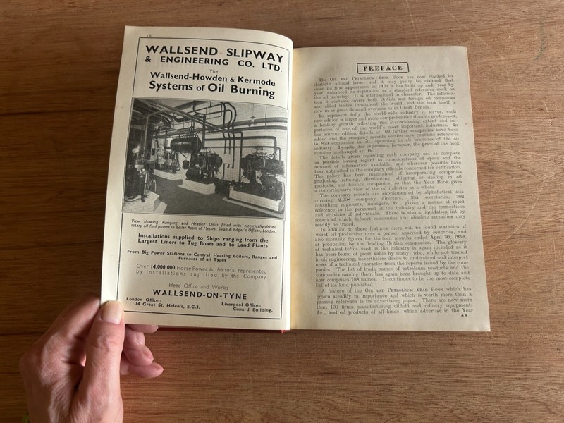 Oil Petroleum Yearbook 1939 Walter Skinner HC Stewarts Lloyds S & L Vintage gallery