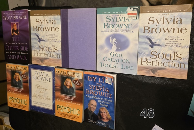 The SYLVIA Browne Lot Collection Of 9 Books Including Son CHRIS DUFRESNE