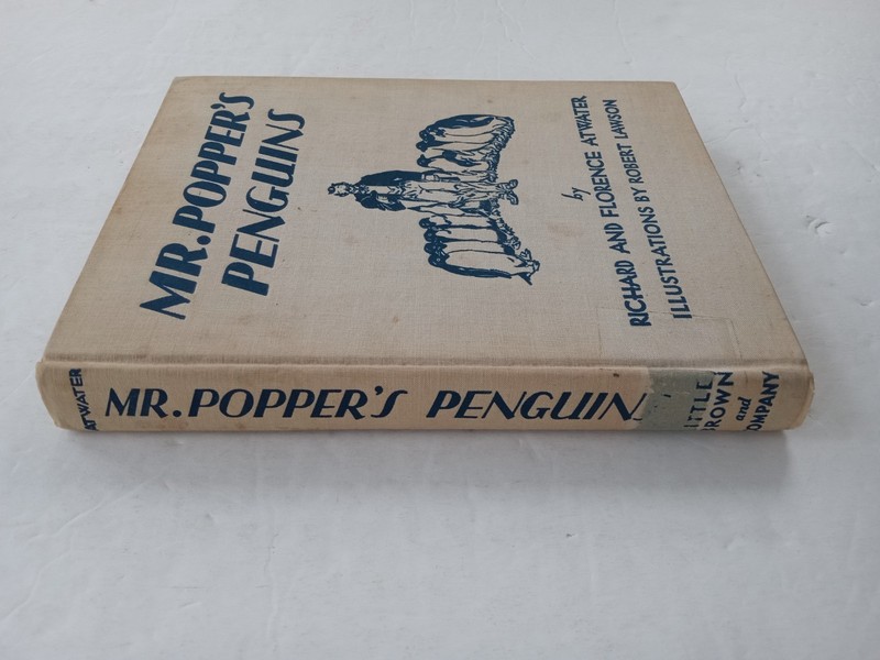 Mr. Popper's Penguins Richard Florence Atwater 1939 HC Book Little Brown & Co. gallery