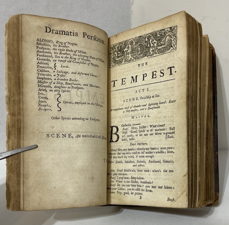 THE WORKS O F SHAKESPEARE: IN SEVEN VOLUMES. by Theobald 1739 Dublin Only Vol 1 gallery