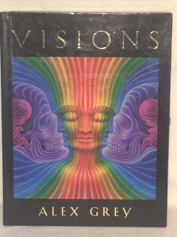 Alex Grey Visions 2 Book Box Set With 6 Limited Edition Art Prints Very Good