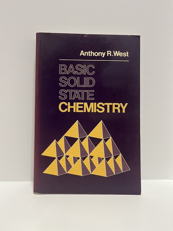 Basic Solid-State Chemistry Abridged Paper by Anthony R. West (1988, Trade…