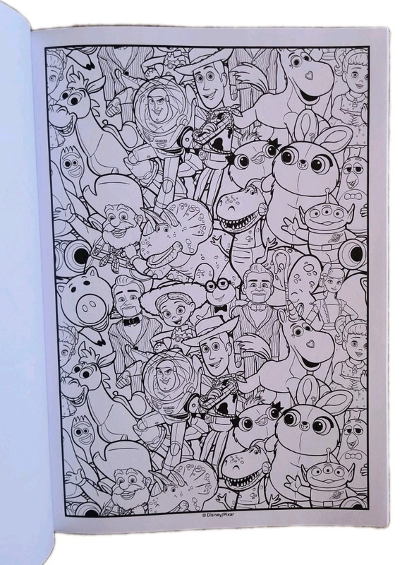 DISNEY TOY STORY Advanced Coloring Book with Tear & Share Pages NEW! Free Ship! gallery