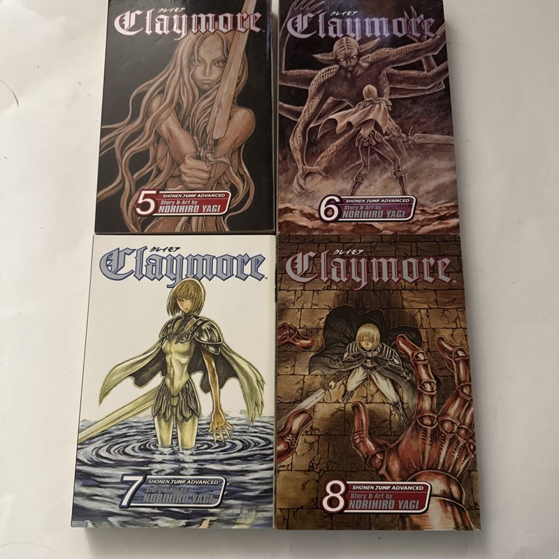 Claymore by Norihiro Yagi Volumes 1-11 Set English Manga gallery