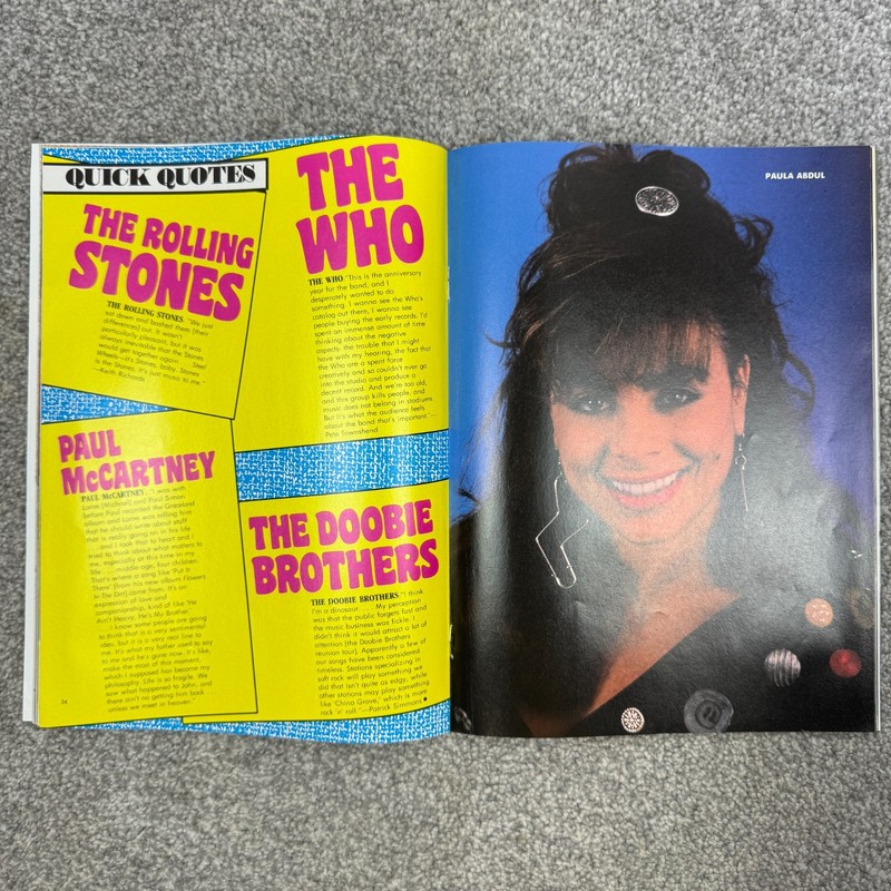 TV and Movie Screen 75 Pop Shots Magazine December 1989 Vol 36 No 6 NKOTB Prince gallery