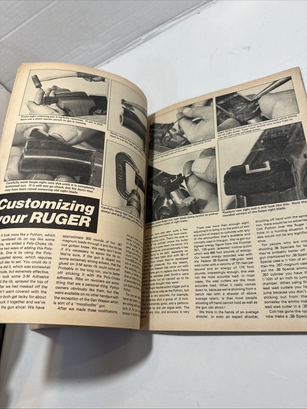 Pistolero March 1983 CIA’s Small Arms, Colt .45, Ultimate 9mm, Knife Fighting! gallery