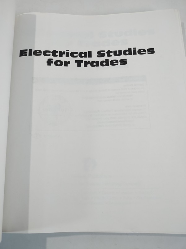 Electrical Studies for Trades by Stephen L. Herman 1997 Textbook Delmar gallery