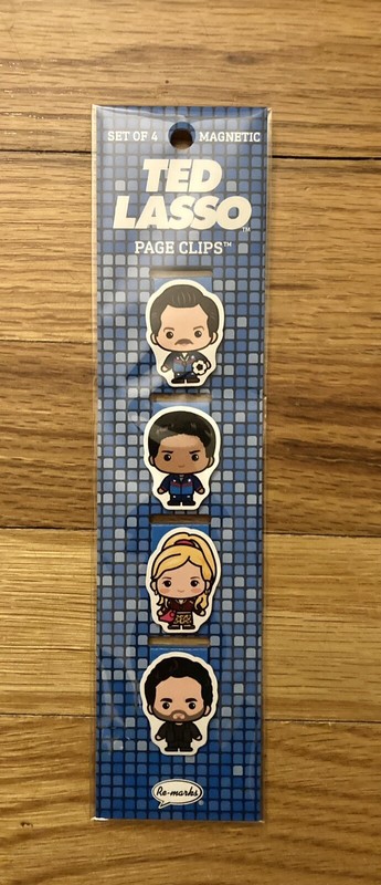 Ted Lasso 4 Magnetic Bookmarks Page Clips