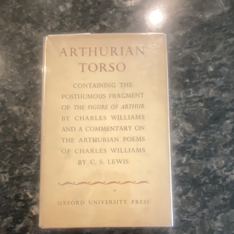 C.S. Lewis Charles Williams Arthurian Legend Hardcover Oxford Univ Press 1952