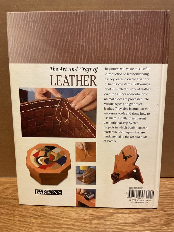 BARRON'S The Art and Craft of Leather (2006) Hardcover gallery