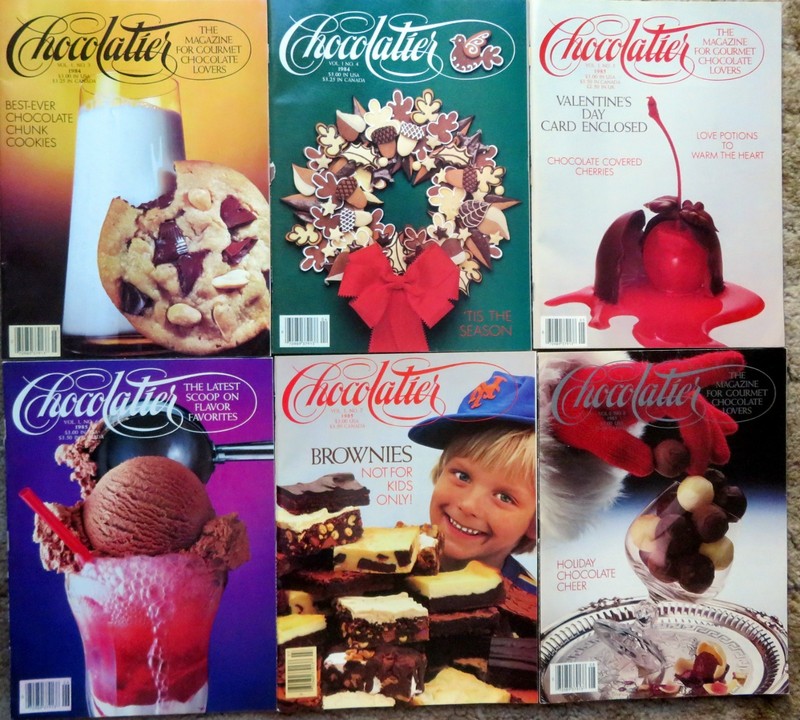 CHOCOLATIER Magazine, Your Choice, Year(s) Lots from 1984-2000