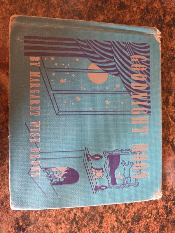 1947 E.M Hale and Co Goodnight Moon Library Bound Hardcover Book Vintage