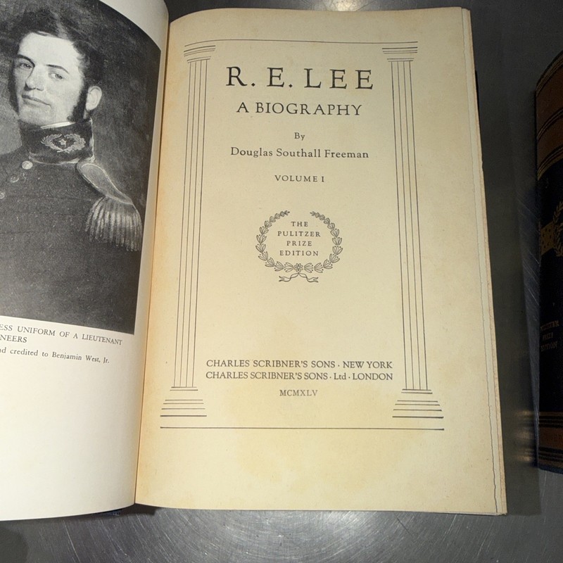 R E Lee A Biography Douglas Southall Freeman Scribners Set Pulitzer Prize Ed gallery