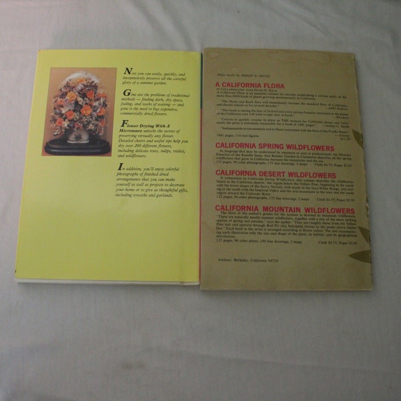 Shore Wildflowers California Oregon Washington + Flower Drying Book Lot gallery