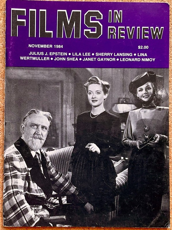 Films In Review LOT of 12 VTG Issues from 1980-1989 Movie Criticism • Interviews gallery