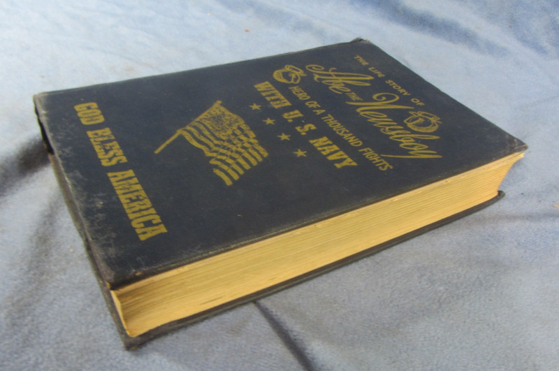 Life Story of Abe the Newsboy with U.S. Navy 1943 Ed. Hardcover Inscribed gallery