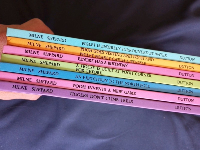 Lot of 7 The Winnie the Pooh Library by A.A. Milne Hardcover Classic Pooh gallery