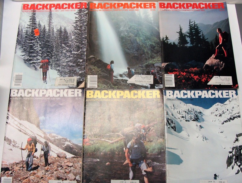 ~ Vintage 1980 Bimonthly – Vintage Backpacker Magazine Back Issues EXC ~