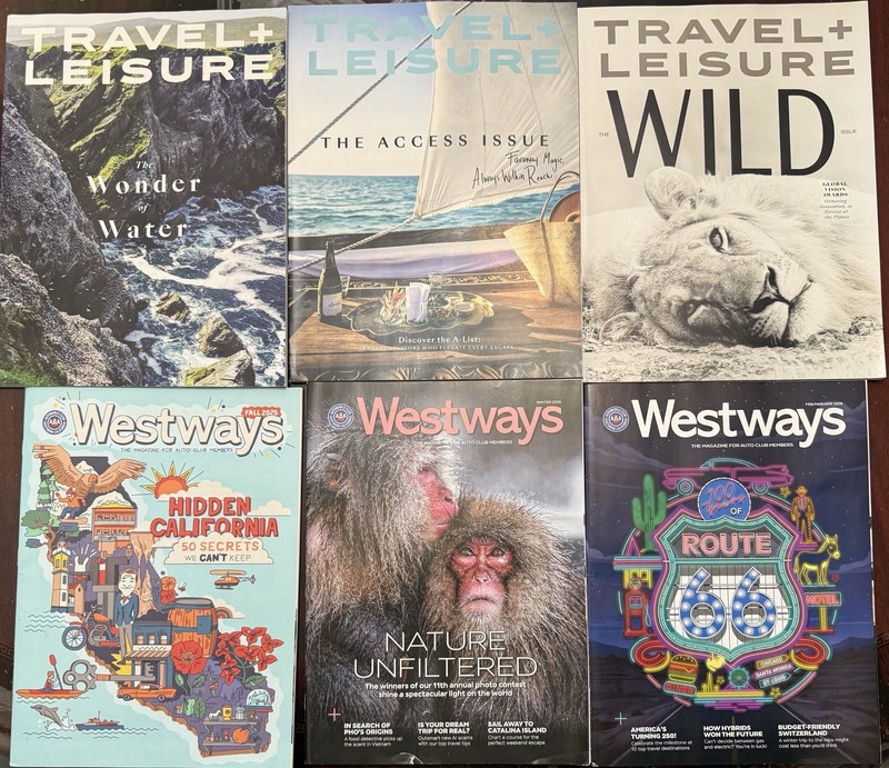 Travel And Leisure Magazine 2026 And WestWays AAA All Like New