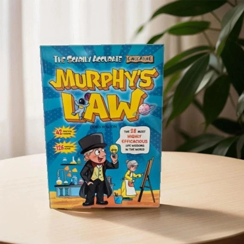 Murphy’s Law Illustrated Book 128 Pages Paperback Fun Learning Kids Gift USA... gallery