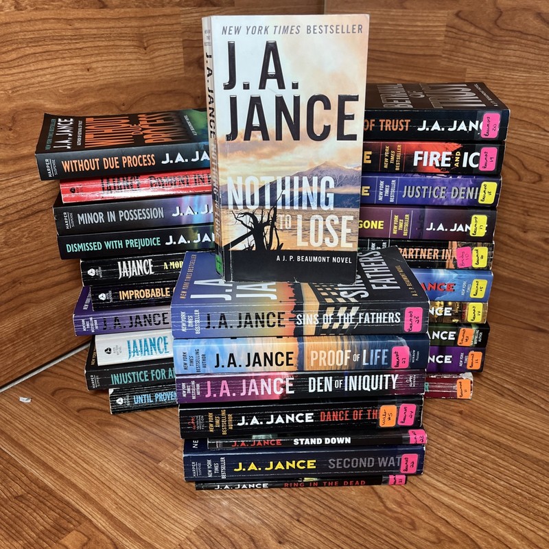 JA J.A. Jance BEAUMONT Series Lot of 28 Paperback PB Books