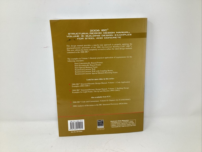 2006 International Building Code Structural/Seismic Design Manual Volume 3 gallery