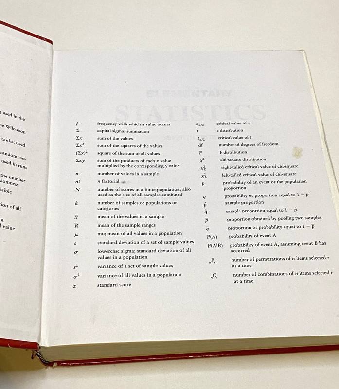 Elementary Statistics 7th Edition Hardcover Mario F Triola 1997 Textbook gallery