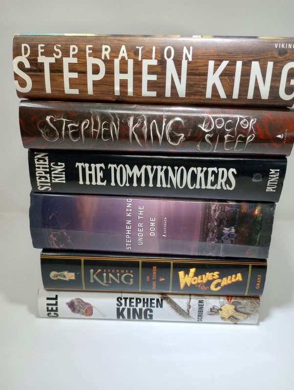 Lot of 7 1st/1st Stephen King HCDJ Books Nightmares In The Sky Tommyknockers VG gallery