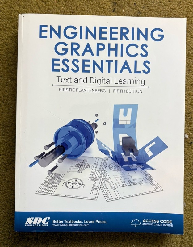 Engineering Graphics Essentials 5th Edition Paperback Textbook