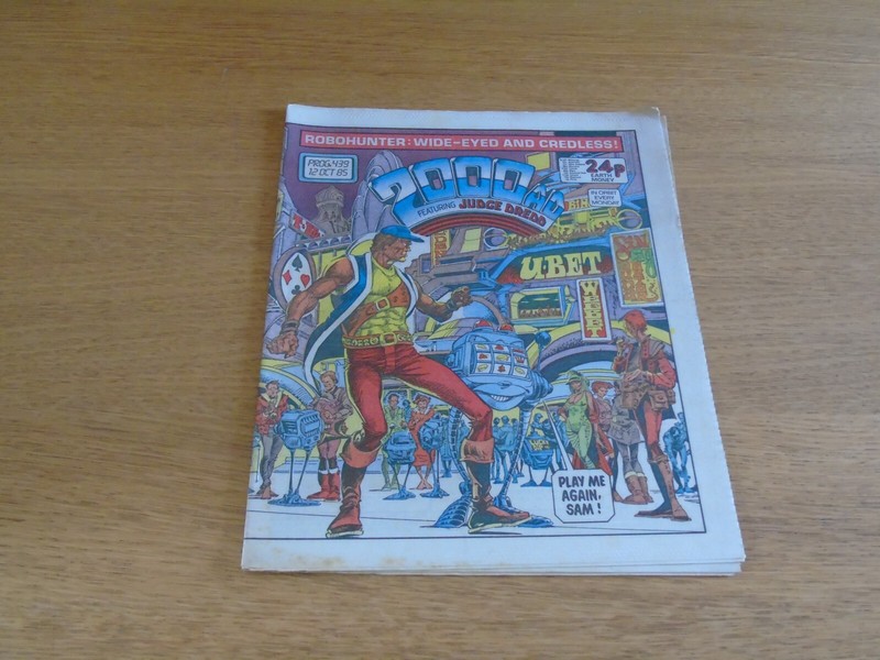 2000 AD Comic – PROG 439 – Date 12/10/1985 – UK PAPER COMIC – POSTER COVER