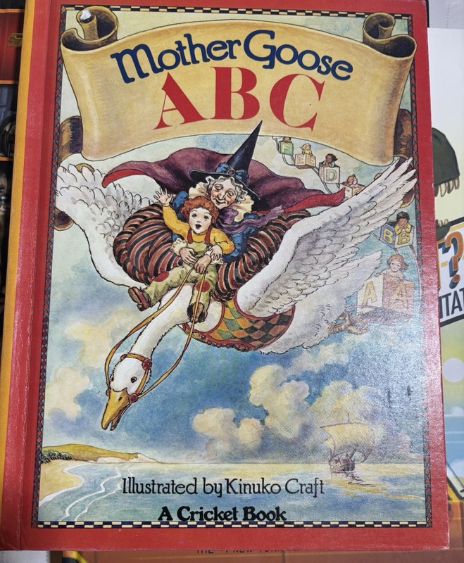 Platt & Munk Mother Goose ABC by Kinuko Craft Hardcover Library Edition 1977