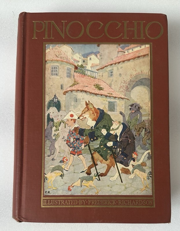 The Adventures of Pinocchio Carlo Collodi Illustrated Frederick Richardson 1930s