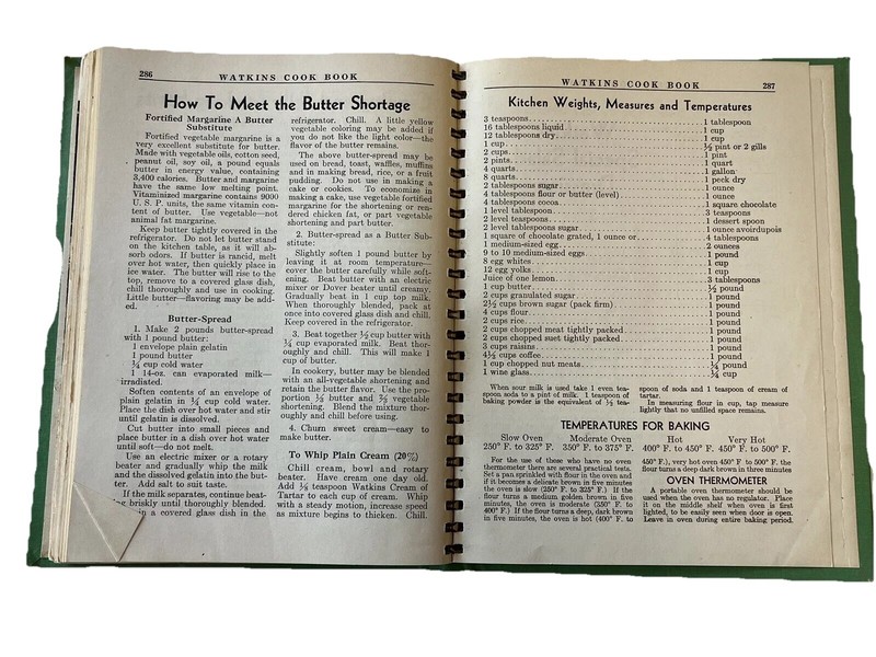 Watkins Book LOT Cookbook Household Hints Vintage Elaine Allen J.R. Watkins CO gallery