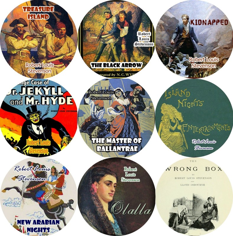 Robert Louis Stevenson LOT of 9 Mp3 (READ) CD Audiobooks Treasure Island
